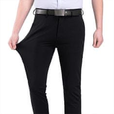 Cool Mango Moške elegantne elastične hlače, raztegljive udobne hlače za vse priložnosti - Stretchpants, M Regular