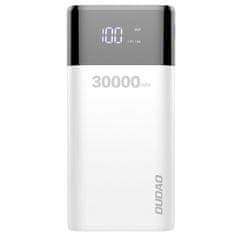 DUDAO powerbank 4x usb 30000mah z lcd zaslonom 3a bel (k8max bel)