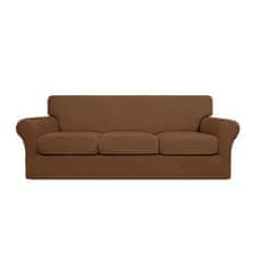 VivoVita Stretch&Sit SOFA – Raztegljive prevleke za sedežno garnituro - TROSED, rjava