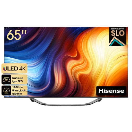 Hisense 65U7HQ 4K UHD ULED televizor, VIDAA OS, 120 Hz