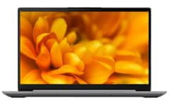 Lenovo IdeaPad 3 prenosnik, i3-1115G4, 15,6FHD, 12GB/SSD512GB, UMA, DOS, siv (82H80342SC)