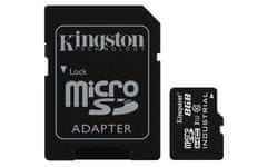 Kingston Kingstonov industrijski/mikro SDHC/64GB/100MBps/UHS-I U3/Class 10/+ adapter