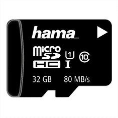 Hama microSDHC 32 GB Class 10 UHS-I 80 MB/s + adapter/mobilni telefon