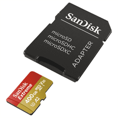 SanDisk Pomnilniška kartica Extreme micro SDXC 400 GB 160 MB/s A2 C10 V30 UHS-I U3
