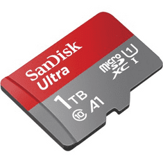 SanDisk Ultra microSDXC 1TB + adapter SD 150 MB/s A1 Class 10 UHS-I