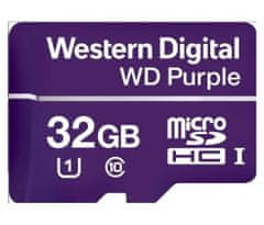 WD MicroSDHC kartica 32GB vijolične barve D032G1P0C razred 10, 16TBW