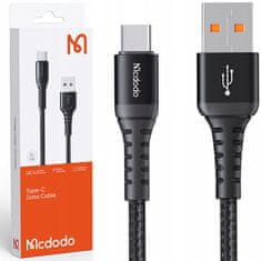 Mcdodo MCDODO KRATEK KABEL ZA HITRO POLNJENJE USB-C ZA SAMSUNG XIAOMI USB TIPA C QC4