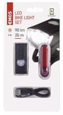 Emos set LED luči za kolo, 90 lm