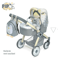 DeCuevas 20047 Plišasta lutka PIPO - 36 cm z zibelko