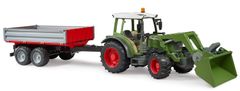 Bruder 2182 Traktor Fendt Vario 211 traktorjem z nakladalnikom