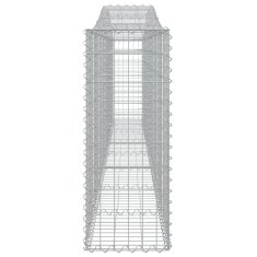 Vidaxl Obokane gabion košare 7 kosov 400x30x80/100 cm cinkano železo