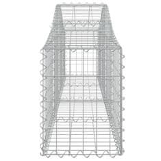 Vidaxl Obokane gabion košare 30 kosov 200x30x40/60 cm pocinkano železo