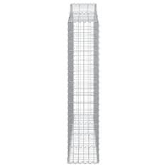 Vidaxl Obokane gabion košare 25 kosov 200x30x140/160 cm cinkano železo
