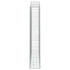 Vidaxl Obokane gabion košare 20kosov 200x30x180/200cm pocinkano železo
