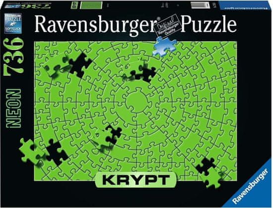 Ravensburger Puzzle Krypt Neon Green 736 kosov