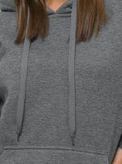 Ozonee Damen-Kapuzenpullover Claro anthrazit M