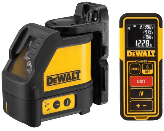 DeWalt DW0889 križno linijski laser, rdeč + DW088 nosilec + DW099E TSTAK