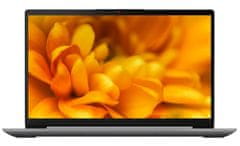 Lenovo IdeaPad 3 prenosnik, i5-1155G7, 15,6FHD, 12GB/SSD512GB, UMA, DOS, siv (82H80348SC)
