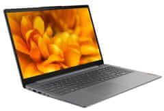 Lenovo IdeaPad 3 prenosnik, i5-1155G7, 15,6FHD, 8GB/SSD512GB, UMA, DOS, siv (82H80347SC)