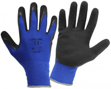 LAHTI PRO L211710K rokavice Latex, črno-modre, XL