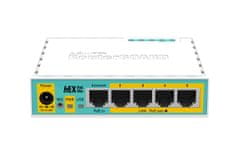 Mikrotik RouterBoard RB750UPr2 hEX PoE lite, 64 MB RAM, 400 MHz, 5x LAN,1x USB, PoE incl. L4