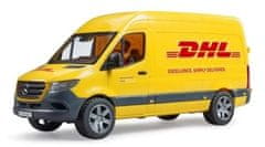 Bruder 2671 DHL Mercedes Benz Sprinter z voznikom in dodatki