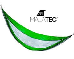 Gardlov Turistična viseča mreža Santiago 260 x 140 cm zeleno-siva Malatec 10148