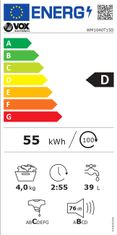 VOX electronics WM 1040-T15D pralni stroj