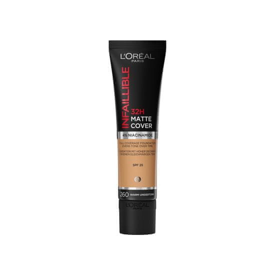 Loreal Paris Infaillible 32H Matte Cover tekoči puder, 260 Solei