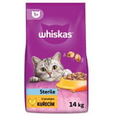 Whiskas mačja hrana Sterile, 14 kg