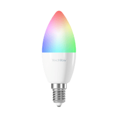 TESLA TechToy ZigBee pametna žarnica, RGB, 6 W, E14