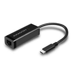 AXAGON ADE-SRC, USB-C 3.2 Gen 1 - Gigabitna ethernetna omrežna kartica, samodejna namestitev, črna