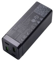 TRX Akyga AK-CH-17 Polnilec USB 220V/ 5-20V/ 65W/ 2x USB-C + 2x USB-A/ PD 3.0/ QC 4+/ AFC/ FCP/ SCP/ Apple 2.4A/ PPS/ ne