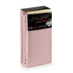 Svilanit Luxe Sateen XXL napenjalna rjuha, 160 x 200 cm, roza