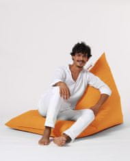 Atelier Del Sofa Vrtna vreča Bean Bag, piramida Big Bed Pouf - oranžna