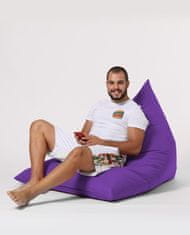 Atelier Del Sofa Vrtna vreča Bean Bag, piramida Big Bed Pouf - vijolična