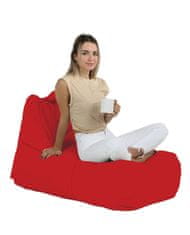 Atelier Del Sofa Vrtna vreča Bean Bag, modna udobna postelja Pouf - rdeča