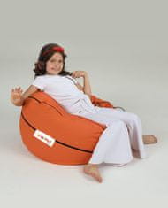 Atelier Del Sofa Vrtna vreča Bean Bag, košarkarska košarka Kids Pouf - Tile Red