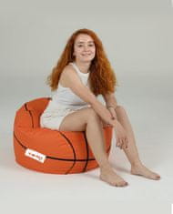 Atelier Del Sofa Vrtna vreča Bean Bag, košarkarska košarka Kids Pouf - Tile Red