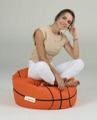 Atelier Del Sofa Vrtna vreča Bean Bag, košarkarska košarka Kids Pouf - Tile Red