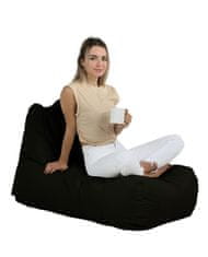 Atelier Del Sofa Vrtna vreča Bean Bag, trendovska udobna postelja Pouf - črna