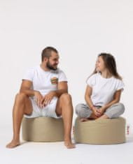 Atelier Del Sofa Garden Pouffe, okrogla podloga - Mink