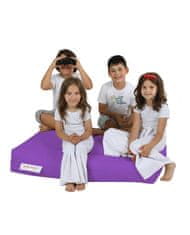 Atelier Del Sofa Vrtna vreča Bean Bag, otroški dvojni sedež Pouf - vijolična