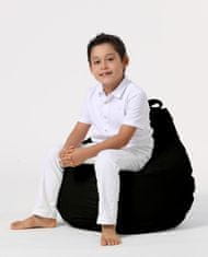 Atelier Del Sofa Vrtna vreča Bean Bag, Premium Kids - črna