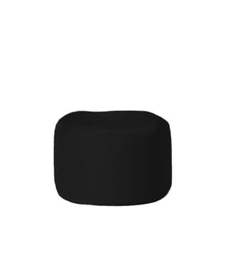 Atelier Del Sofa Garden Pouffe, kvadratni puf - črn