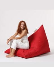 Atelier Del Sofa Vrtna vreča Bean Bag, piramida Big Bed Pouf - rdeča