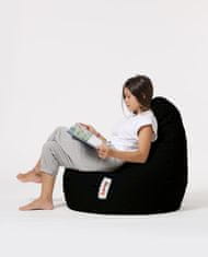 Atelier Del Sofa Vrtna vreča Bean Bag, Drop L - črna