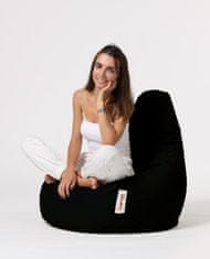 Atelier Del Sofa Vrtna vreča Bean Bag, Drop L - črna