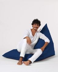 Atelier Del Sofa Vrtna vreča Bean Bag, piramida Big Bed Pouf - temno modra