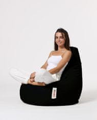 Atelier Del Sofa Vrtna vreča Bean Bag, Drop L - črna